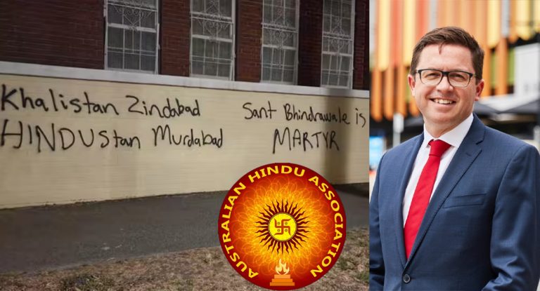 Australian Hindu Association writes to Victorian Minister of Police to investigate Hinduphobic crimes by Khalistani elements
