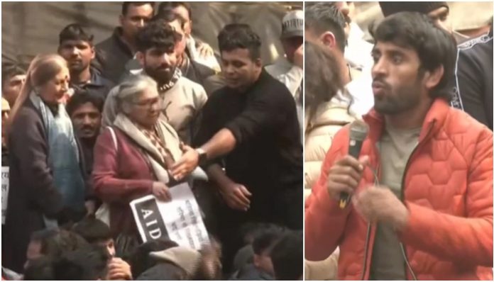 'Please get down, don't politicize the protest,' CPI (M) leader Brinda Karat asked to get off the stage amid Wrestler's protest