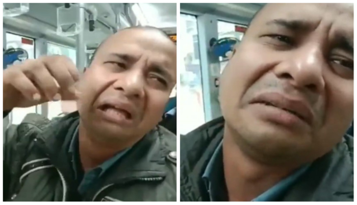 Zakir flashes his private part at a woman passenger in DTC bus in Delhi, pretends to cry when caught by marshal: Watch