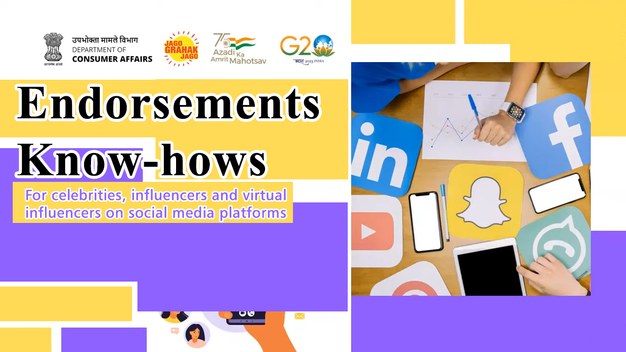 Centre releases endorsement guidelines for Celebrities and Social Media