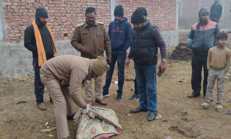 Uttar Pradesh: Hindu organisations protest after the severed remains of a calf found in Awagarh