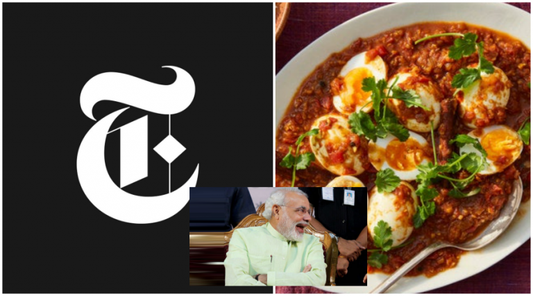 Even a simple egg curry recipe in NYT becomes an anti-Modi rant, columnist chef makes it about bashing ‘pro-vegetarian Hindus’