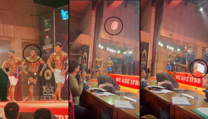 Bangladesh: Bodybuilder Jahid kicks his prize after coming 2nd, gets lifetime ban from Federation