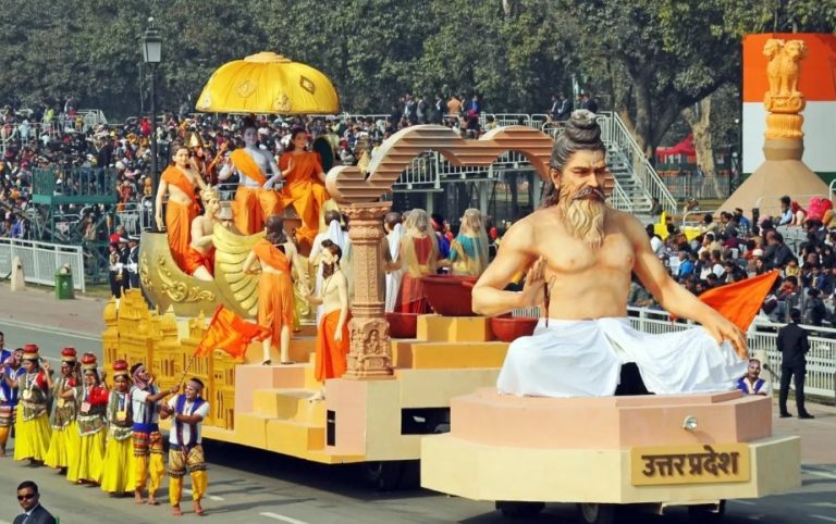 Scenes from Ramayana and 3-day Deepotsav in Ayodhya showcased in Uttar Pradesh tableau for 2023 Republic Day parade