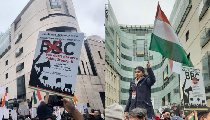 Indian diaspora protested against BBC