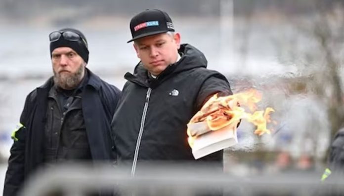 Danish leader burnt Quran