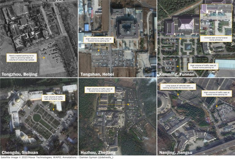 Crowds outside crematoriums, funeral homes increase in China amid Covid surge