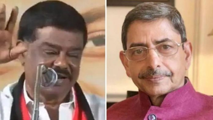DMK leader Shivaji Krishnamoorthy , Tamil Nadu Governor RN Ravi
