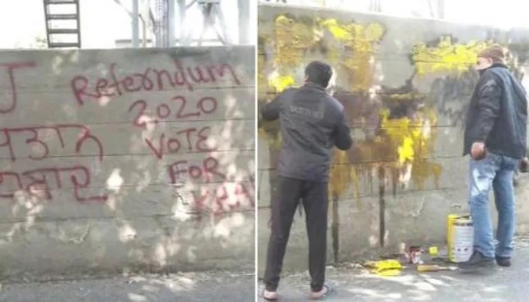 Delhi: Two detained in connection to pro-Khalistan graffiti in Vikaspuri