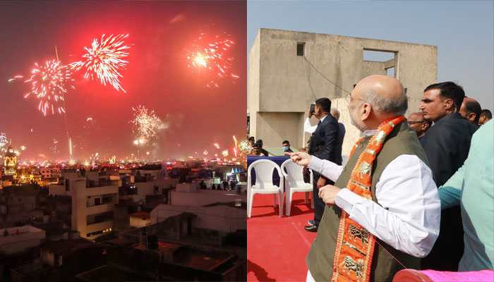 Watch: Gujarat celebrates Uttarayan; fireworks, kite flying and more