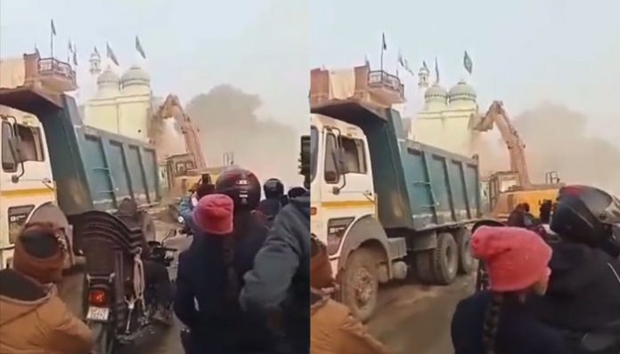 Sher Shah Suri period mosque demolished
