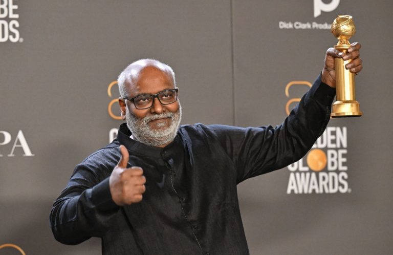 Naatu Naatu from SS Rajamouli’s RRR wins Best Original Song trophy at Golden Globes 2023
