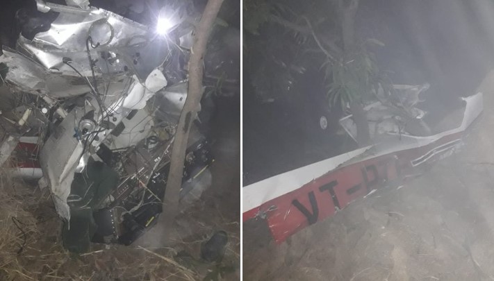 Madhya Pradesh: Training aircraft crashes into a temple in Rewa; one pilot dead