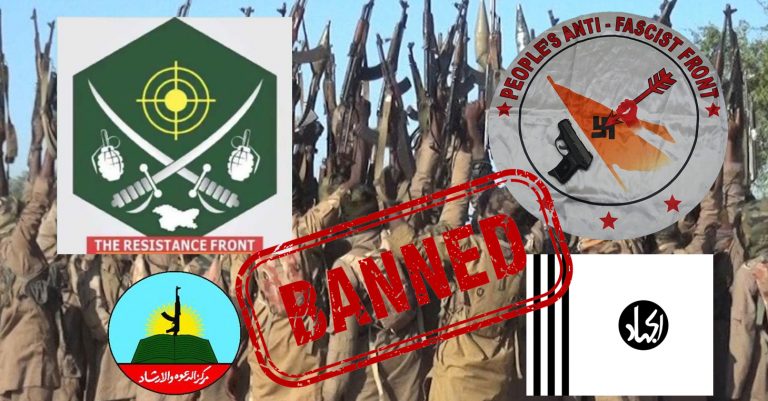 Central government bans proxy groups of Lashkar-e-Taiba and Jaish-e-Mohammed, several persons declared terrorists