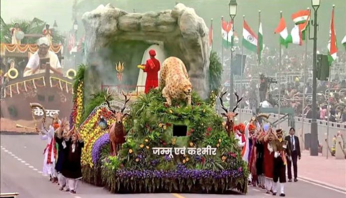 Jammu & Kashmir's tableau for the Republic Day parade showcases tourism potential and a new age of prosperity.