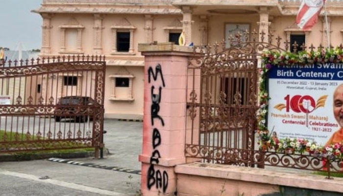 BAPS Swaminarayan Mandir in Melbourne vandalised by Khalistanis, walls defaced with anti-India, pro-Khalistan slogans