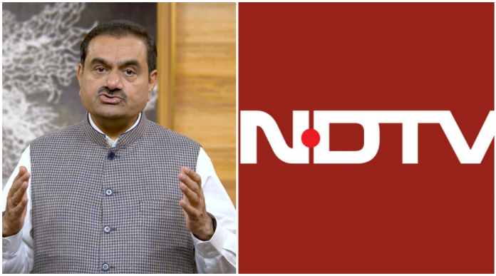 NDTV gets attacked for sharing Gautam Adani's video