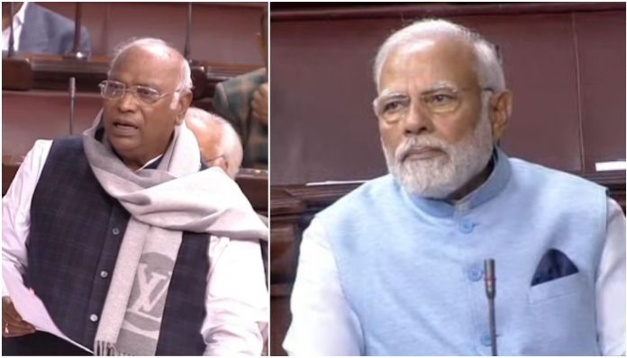 PM Modi wears jacket made of recycled plastic while Congress President Kharge wears designer Louis Vuitton scarf