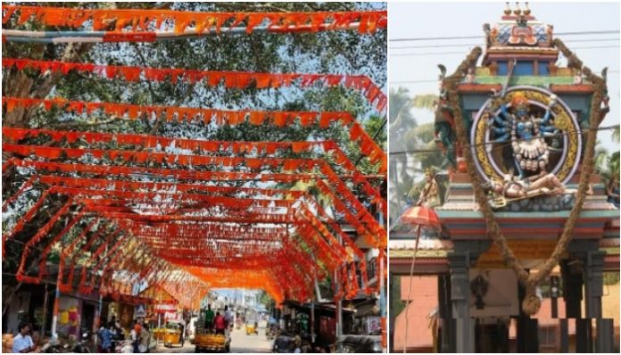 Vellayani Bhadrakali temple in Kerala being harassed by communists, police over 'saffron' colored decoration ahead of prominent Mohatsav: Details