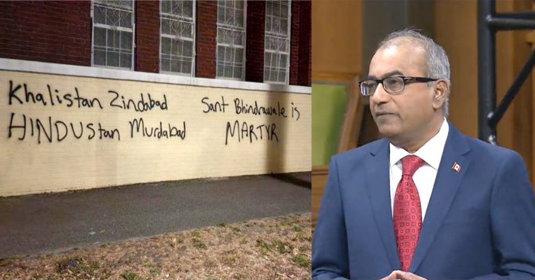 ‘Hindu Canadians are pained by rising Hinduphobia’: Canadian MP raises the issue of attack on Hindu temples in Parliament