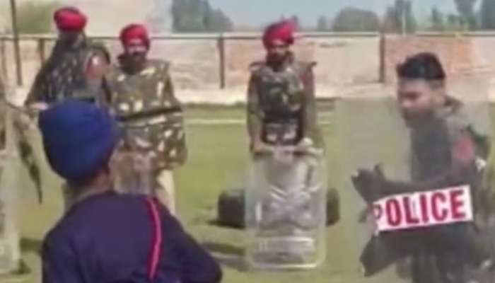 Punjab police start learning gatka, the Sikh martial arts skills from nihangs after violence from Amritpal Singh’s followers