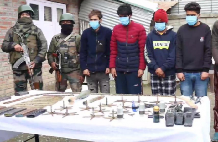 Kulgam, JK: Terror module busted, arms and ammunition seized