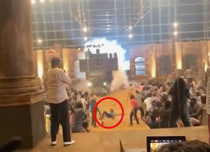 Actor Vishal accident Mark Antony