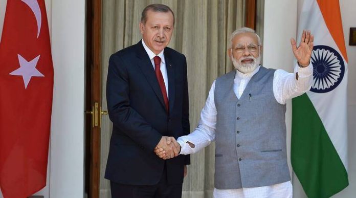 PM Modi with Erdogan