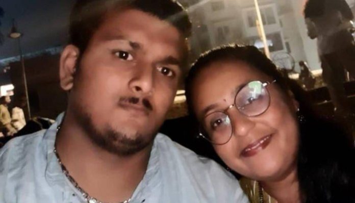 Hardik Shah with his live-in partner Megha Dhansingh Torvi.