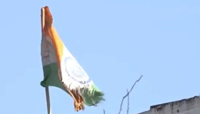 Haryana: National flag torn and disrespected at Ambala Municipal Corporation office, FIR registered