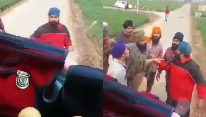 Watch: Sword-wielding men attack school bus full of children in Gurdaspur, Punjab, video goes viral