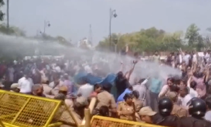 Rajasthan private doctors continue to protest against ‘Right to Health Bill’, police use water cannons, resort to lathi charge