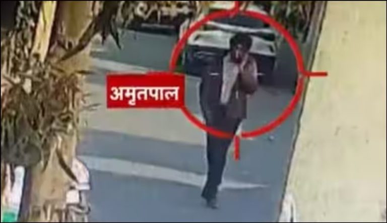 Amritpal Singh on the run: New CCTV footage shows the pro-Khalistani leader in Punjab’s Patiala, police detain aide Amrik Singh from Jammu