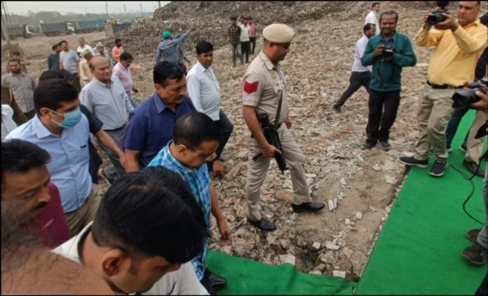 Kejriwal delhi garbage