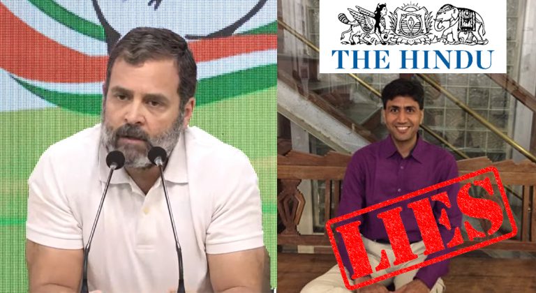 The Hindu journalist lies about conviction of BJP’s Babu Bokhiria to insinuate Rahul Gandhi became a ‘victim’ of vendetta politics, here is the truth