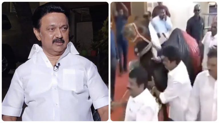 Watch: DMK worker gifts CM MK Stalin a camel on his 70th birthday