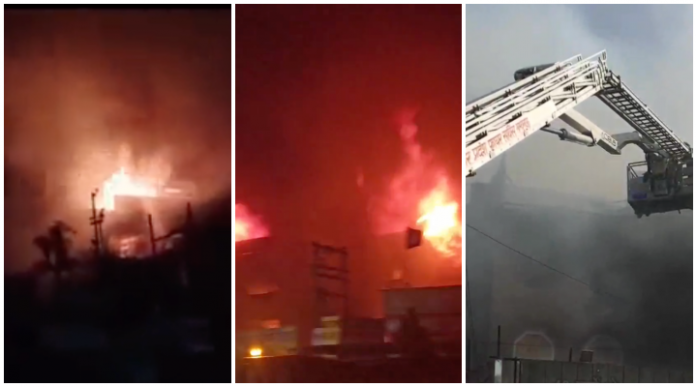 Kanpur fire: Hundreds of shops gutted in AR Tower, Hamraz Market area