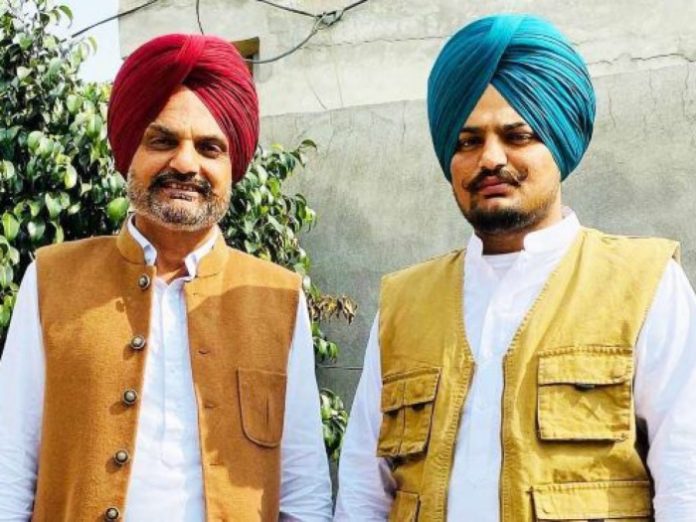 Moosewala with his father