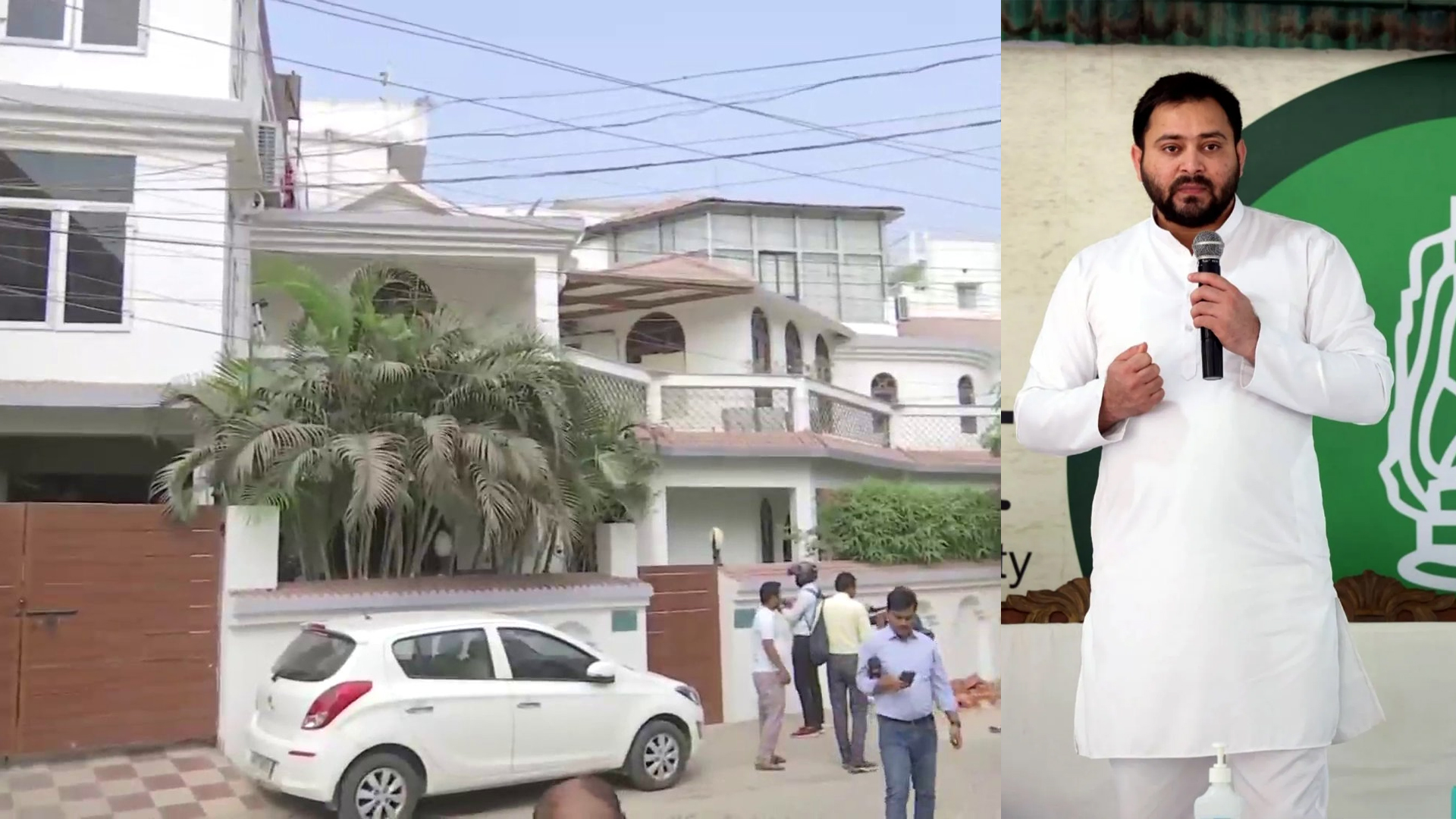 Land for jobs scam ED raids Tejashwi Yadav's house in Delhi