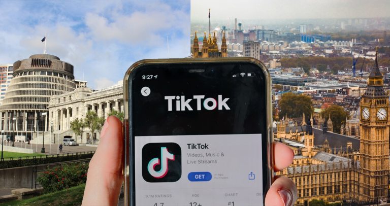 New Zealand to ban TikTok on parliament-linked devices after the UK banned the Chinese app on govt phones, both cite security concerns