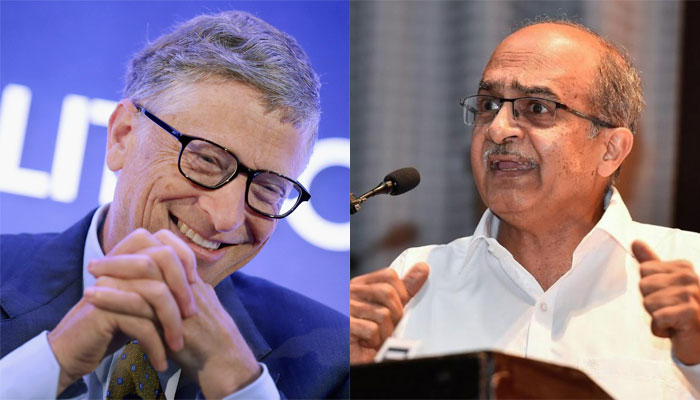 Prashant Bhushan shares AI-generated fake video of Bill Gates as proof that the Microsoft founder promoted untested vaccines