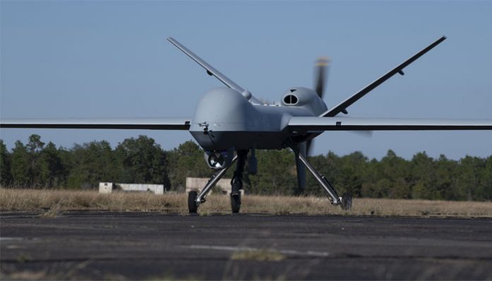 US Drone crashed in Black Sea