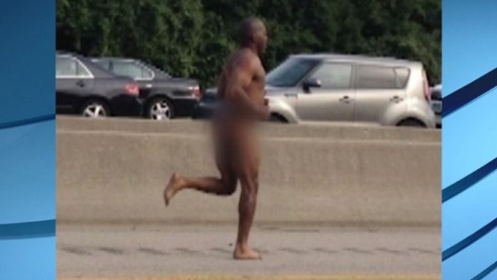 Gurugram naked man