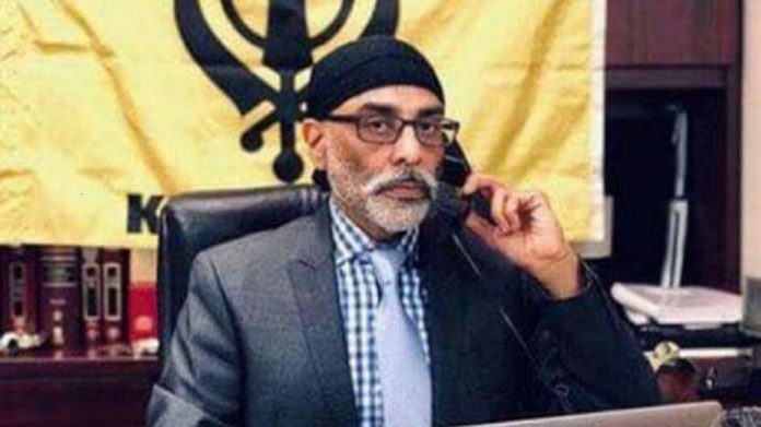 Banned SFJ leader Pannu