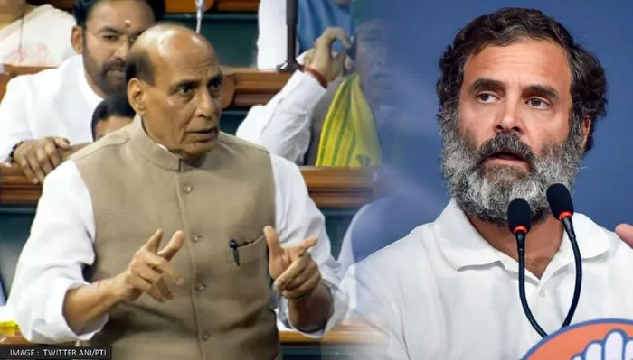 Defence Minister Rajnath Singh highlights Rahul Gandhi’s anti-India statements, asks for an apology
