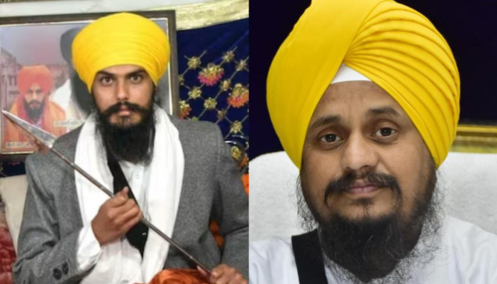 Amritpal Singh (left) Giani Harpreet Singh (right)