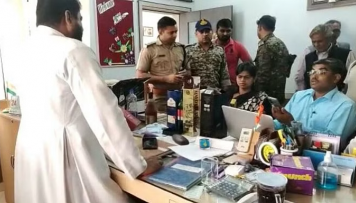 SCPRC team with the recovered alcohol bottles.