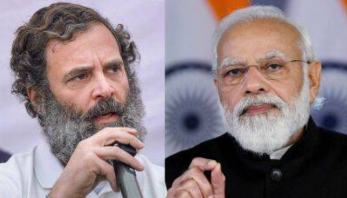 Rahul Gandhi is erroneously accused of being imprisoned by the Modi government.