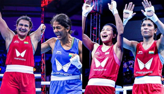 Indian women boxers won four gold