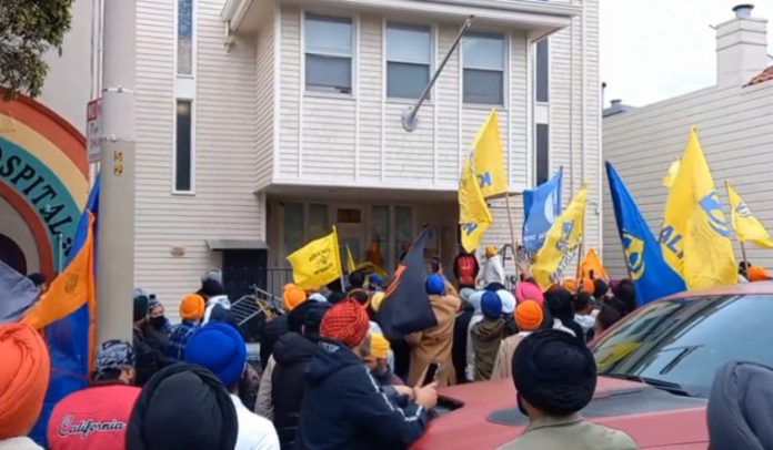Indian consulate attack Khalistanis